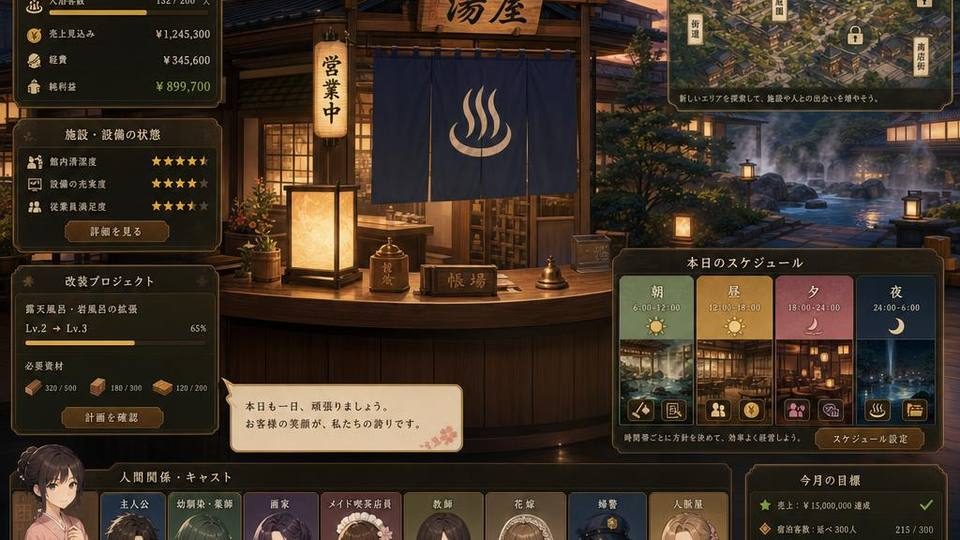 背德浴场 日系互动SLG 实机截图 5