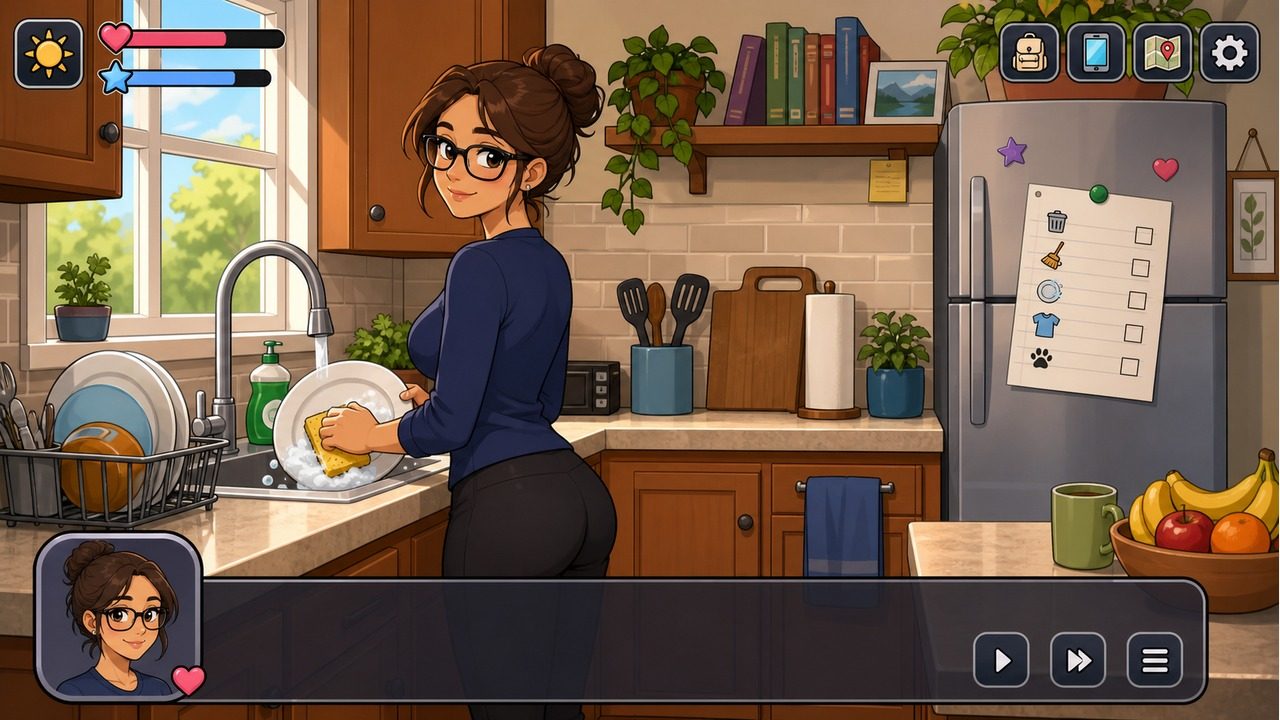 家务:HouseChores 角色路线 实机截图 1